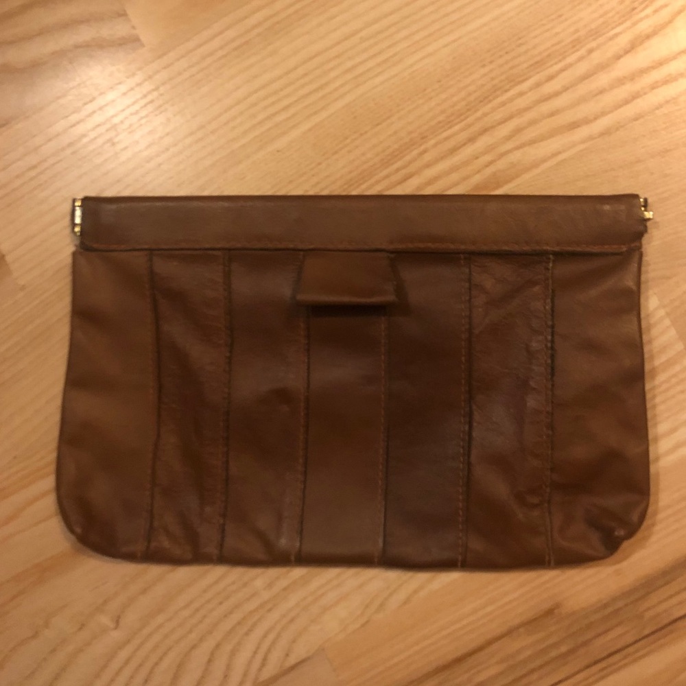 Vintage Leather Clutch